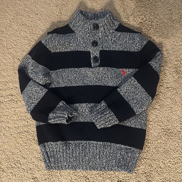 Polo Ralph Lauren pullover toddler sweater 💙🤍 - Picture 2 of 3
